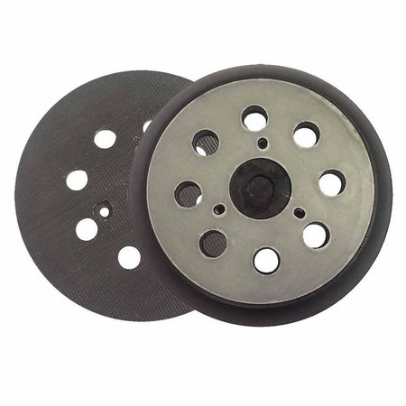 SUPERIOR PADS AND ABRASIVES 5" Dia 8 Hole Sander Hook & Loop Pad Replaces Makita OE # 743081-8, 743051-7 Hitachi OE # 324-209 RSP27